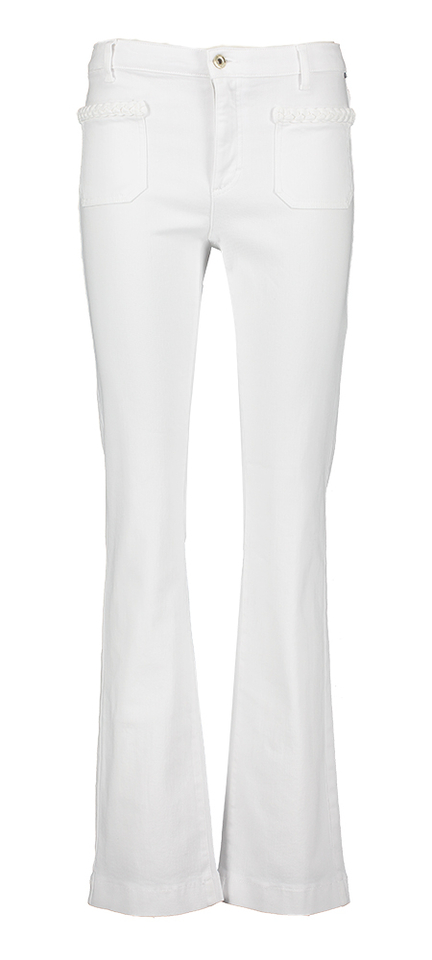 Witte jeans bootcut detail aan de zakken Mary Brax