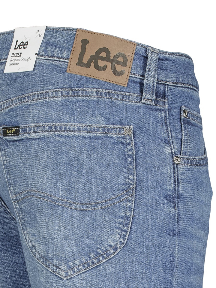 Blauwe straigt fit jeans Darren Lee 