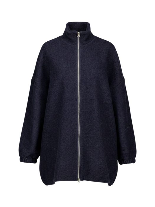 Blauwe oversized wollen vest Onu Ame