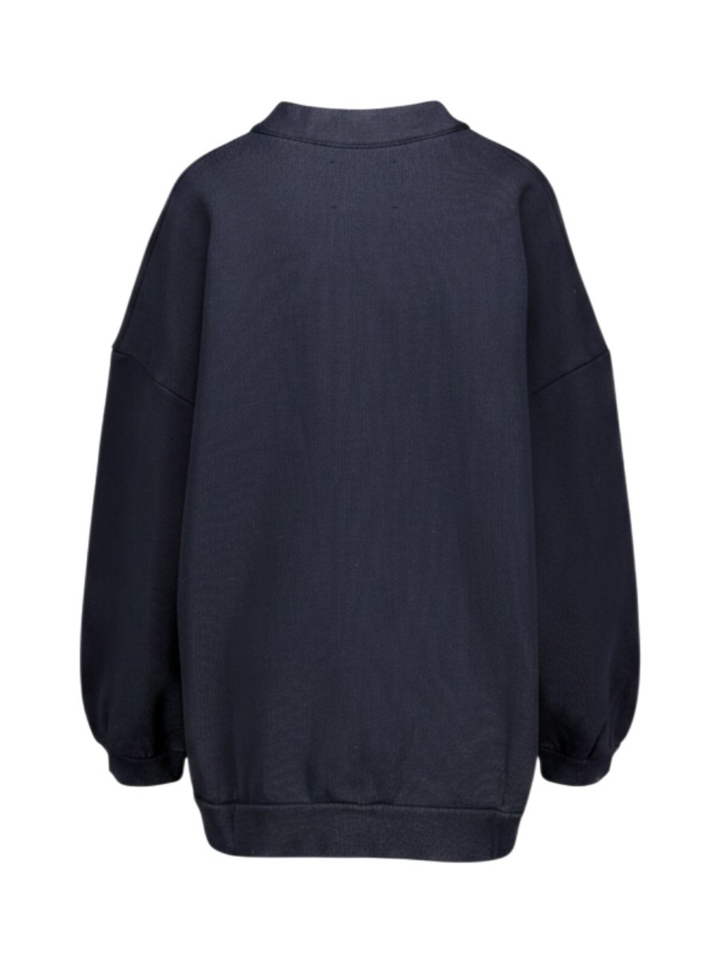 Donkerblauwe oversized cardigan Obligation Ame 