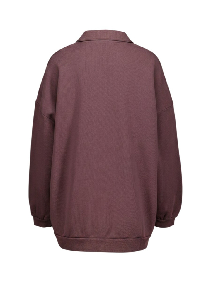Bordeaux oversized cardigan Obligation Ame 