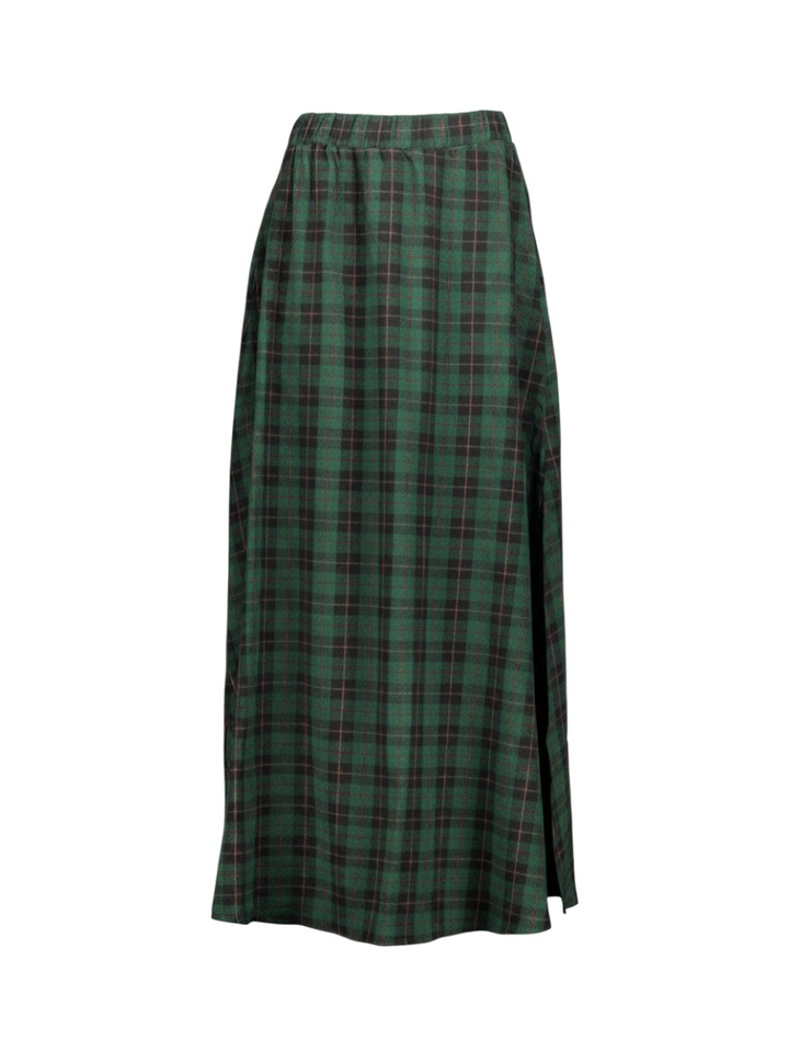 Groene rok in tartan Olive Ame