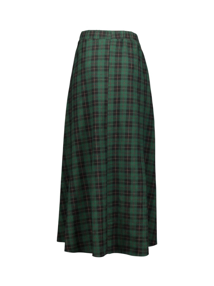 Groene rok in tartan Olive Ame