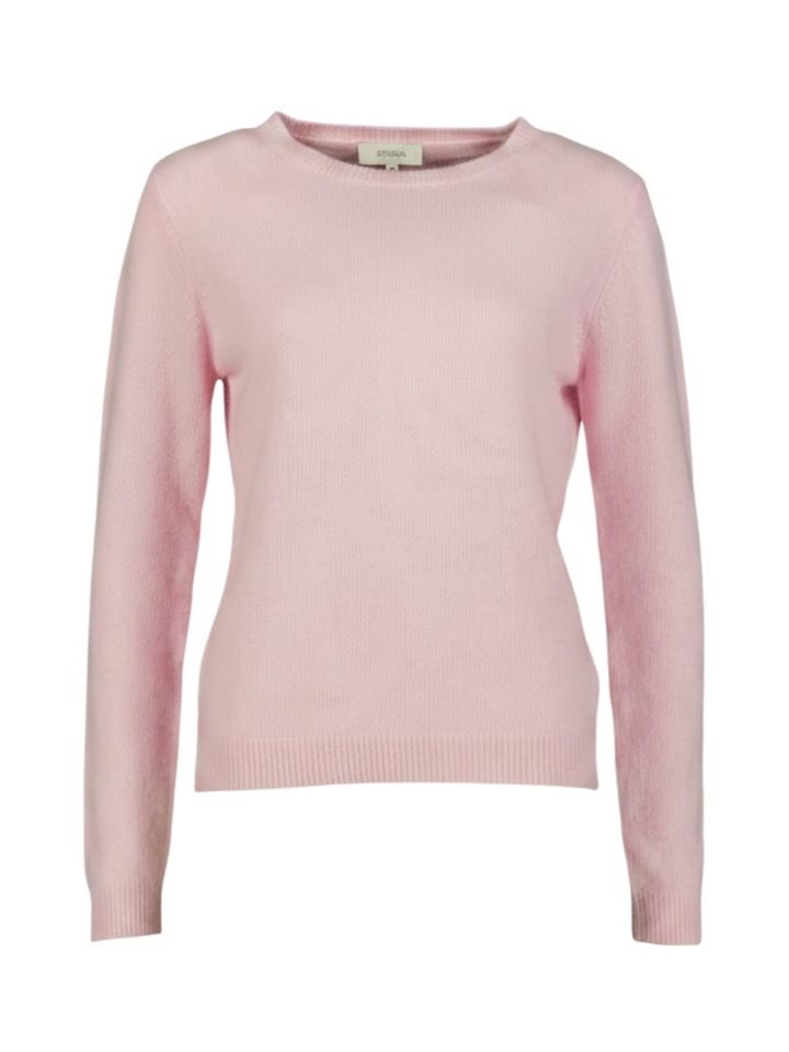 Roze trui ronde hals Baylee Kocca