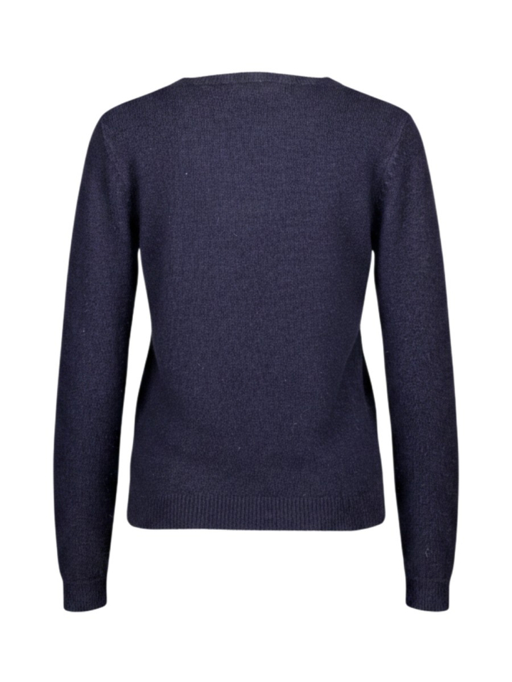 Donkerblauwe casual trui Baylee Kocca 