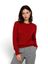 Rode casual trui met ronde hals Baylee Kocca 