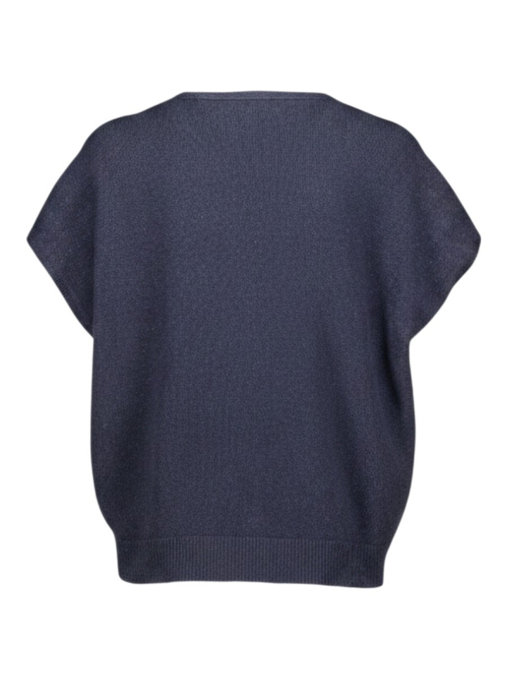 Donkerblauwe gilet zonder mouwen Maccabeo Kocca