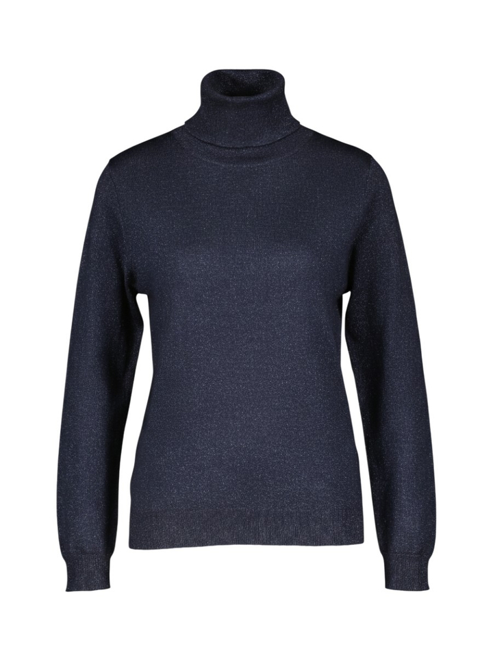 Blauwe trui met rolkraag Mauricia Kocca