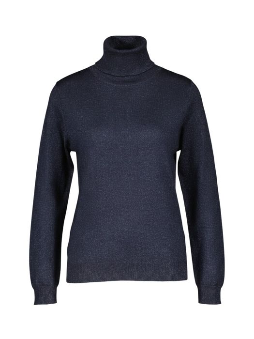 Blauwe trui met rolkraag Mauricia Kocca
