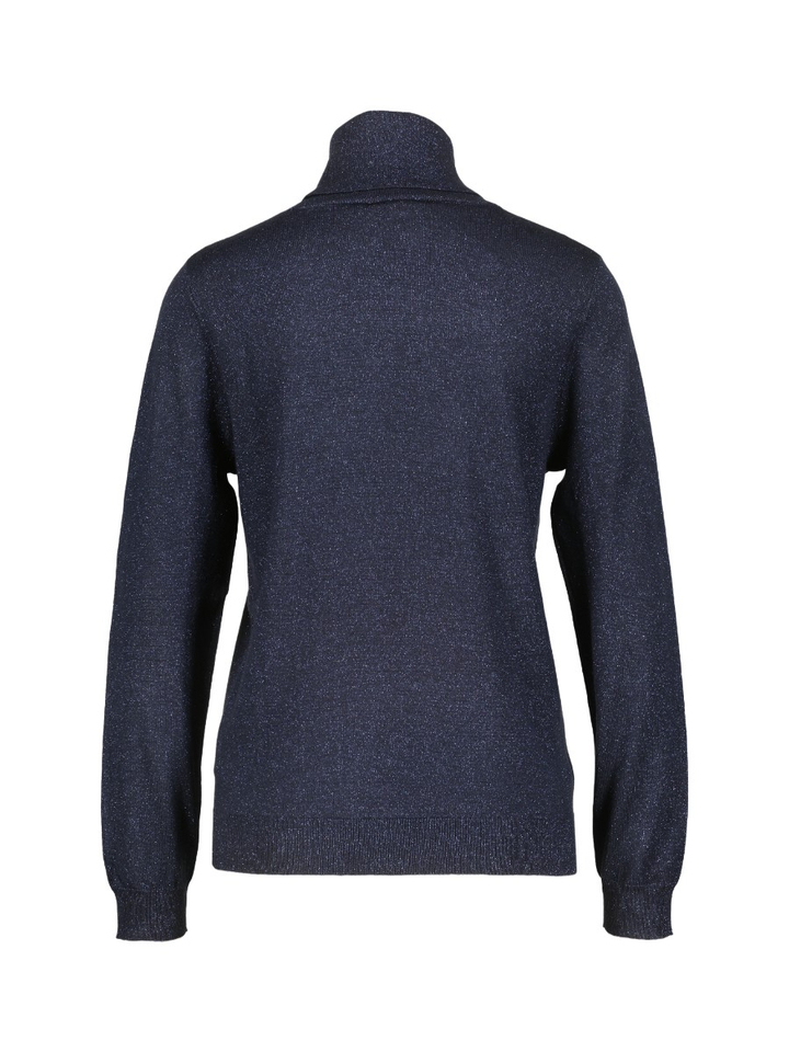Blauwe trui met rolkraag Mauricia Kocca