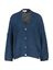 Blauwe gilet met V-hals Macario Kocca 