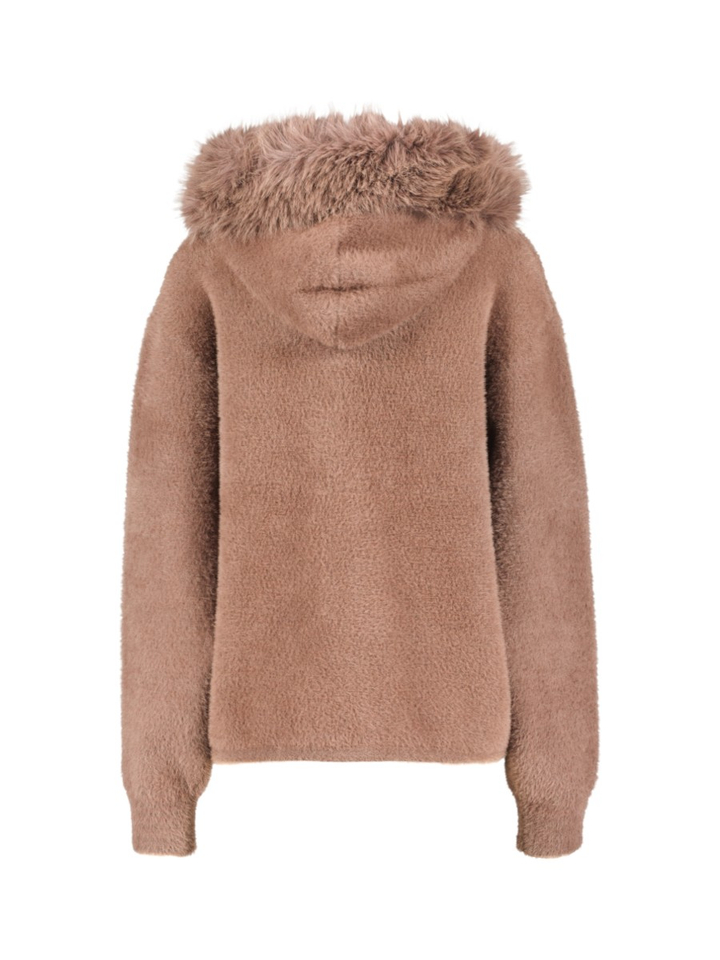 Bruine gilet met ritssluiting Eutalia Kocca