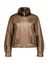 Bruine omkeerbare jas met faux fur Idoia Kocca 
