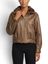 Bruine jas met faux fur Idoia Kocca 