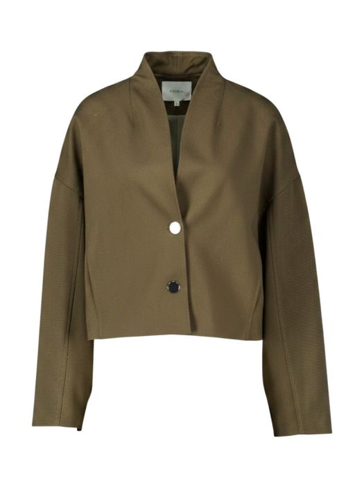 Kaki korte geklede blazer Fernand Kocca