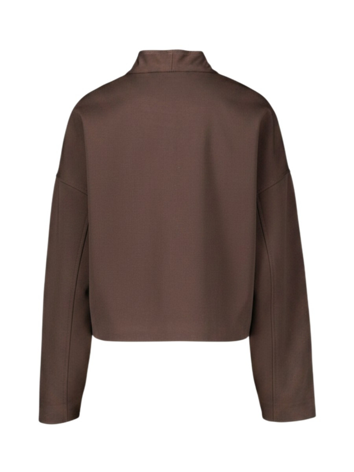 Bruine korte geklede blazer Fernand Kocca