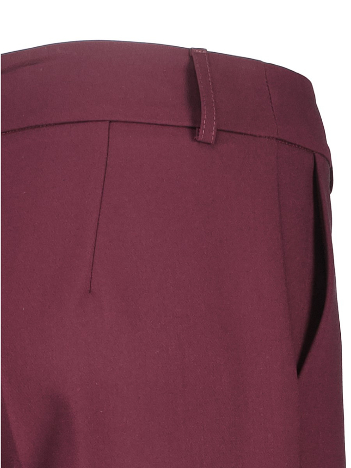 Bordeaux geklede broek met rechte pijpen Cozio Kocca