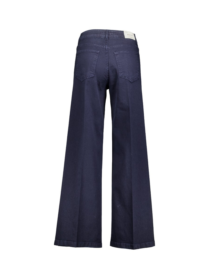 Blauwe broek met strass Donvina Kocca