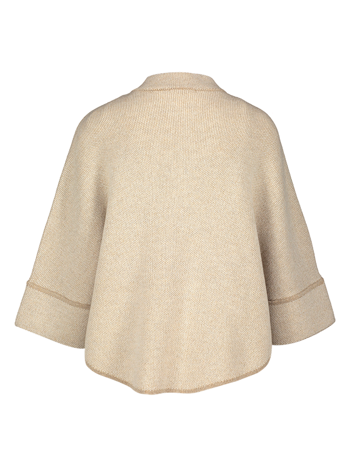 Beige ecru gilet met drukknopen YAYA