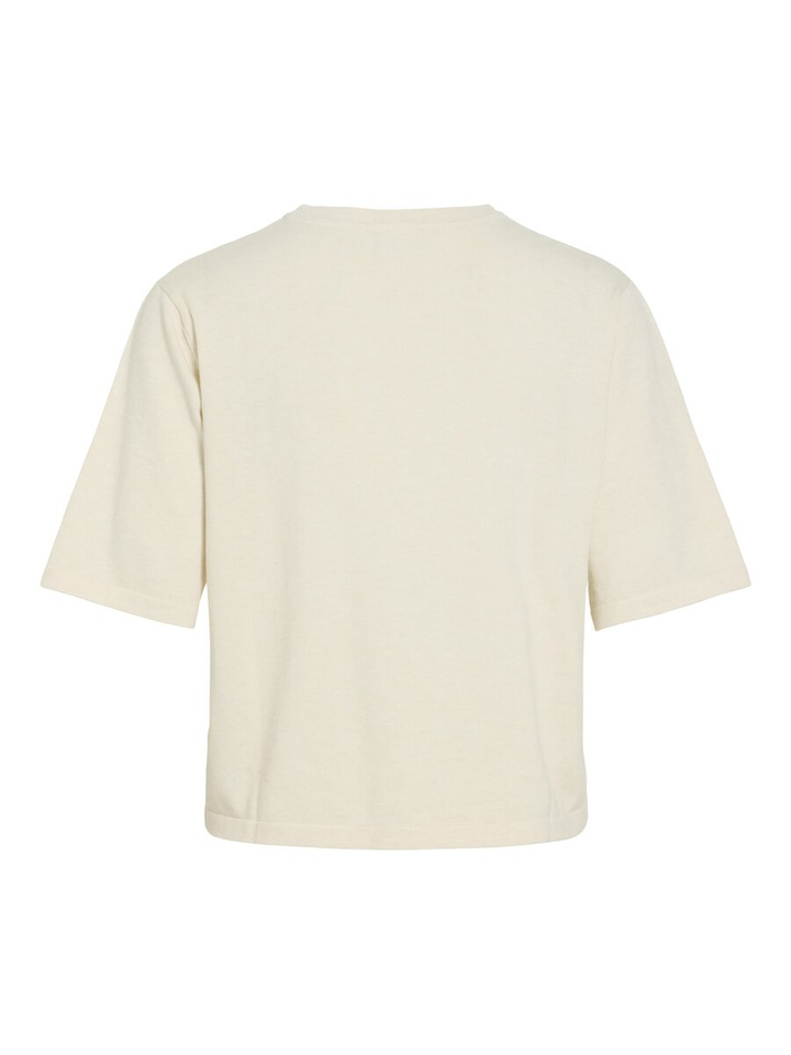 Beige trui met ronde hals Vimalu Vila