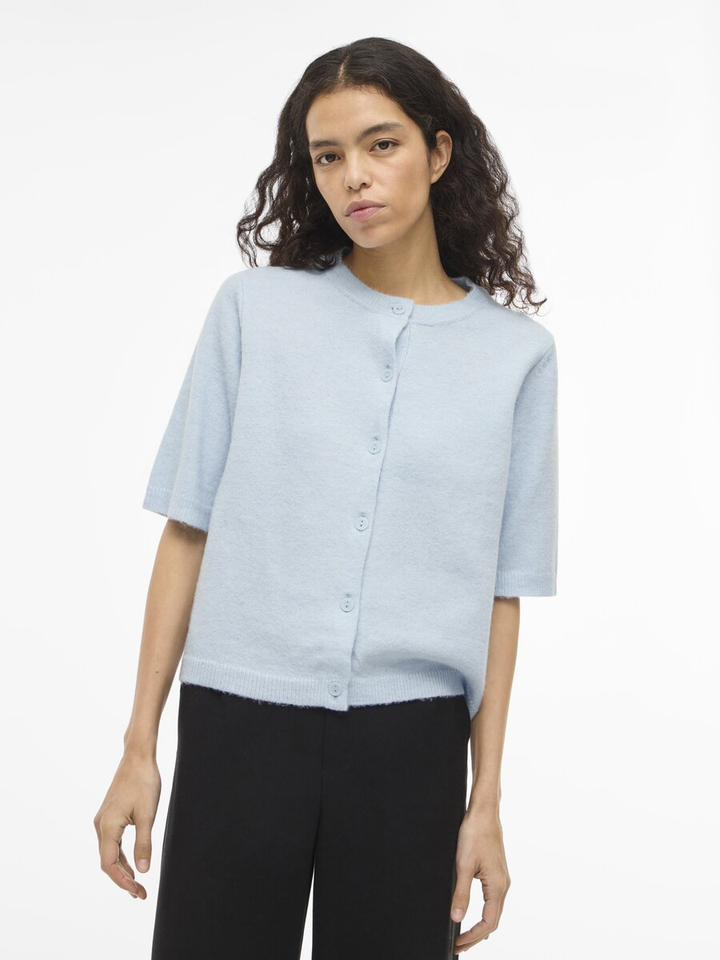 Lichtblauwe gilet met knopen Viliga Vila 