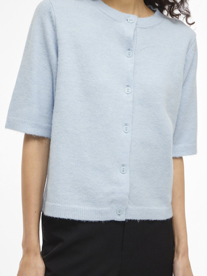 Lichtblauwe gilet met knopen Viliga Vila 