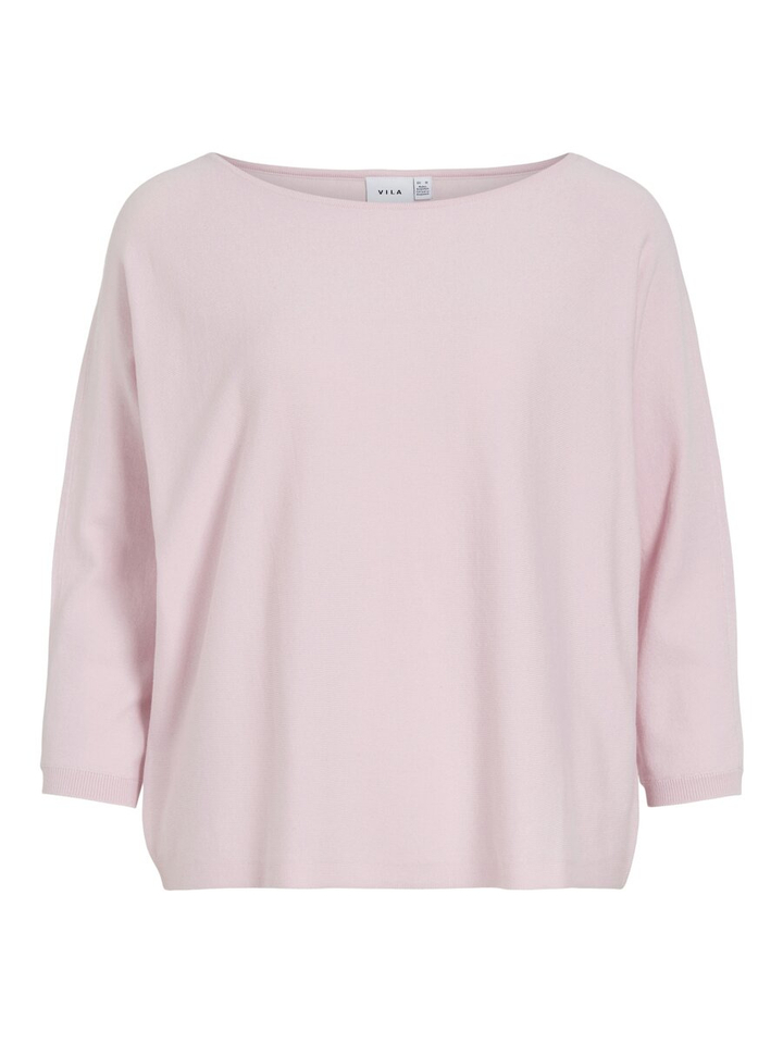 Roze trui met boothals Vimalu Vila