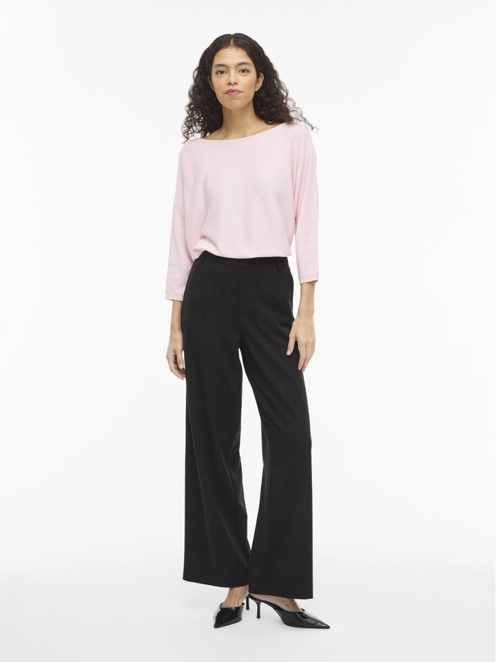 Roze trui met boothals Vimalu Vila