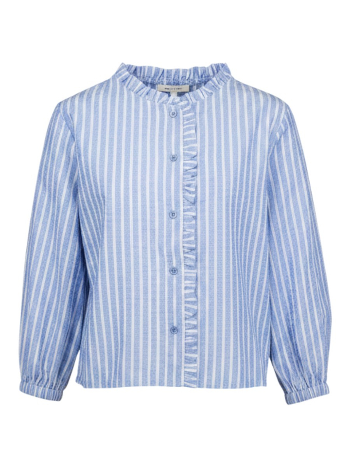 Blauw en wit gestreepte blouse Compania Fantastica