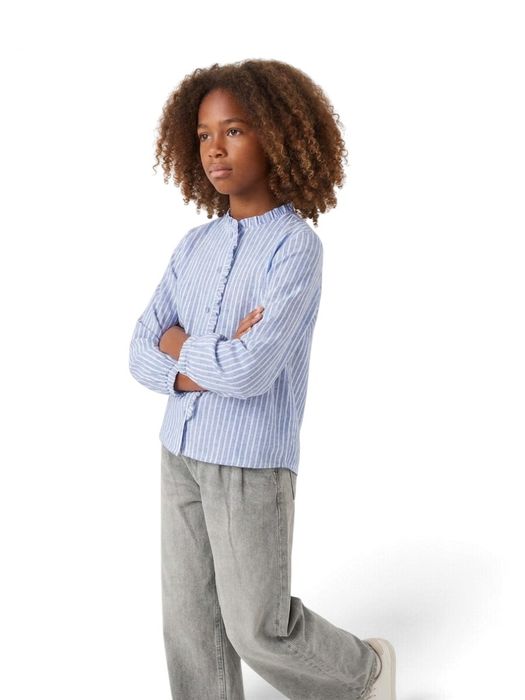 Blauw en wit gestreepte blouse Compania Fantastica