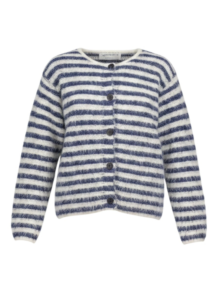 Blauw/wit gestreepte cardigan Compania Fantastica
