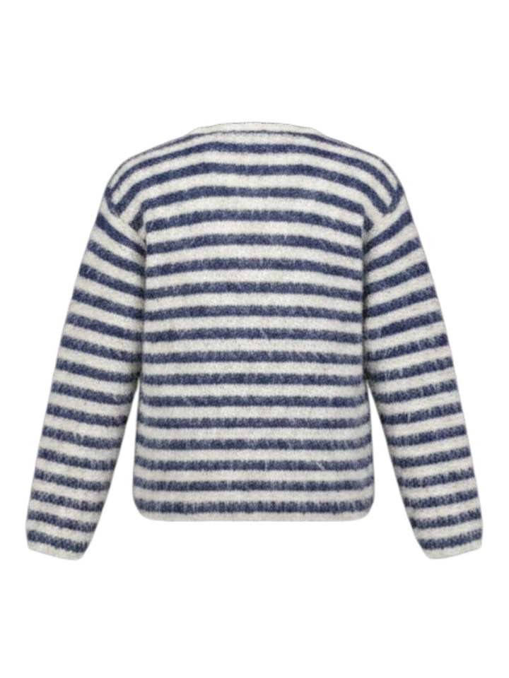Blauw/wit gestreepte cardigan Compania Fantastica