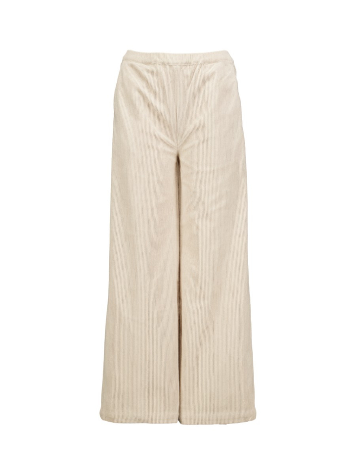 Beige broek in ribflueel Compania Fantastica