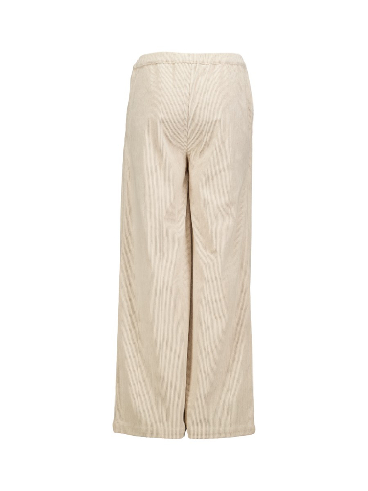 Beige broek in ribflueel Compania Fantastica