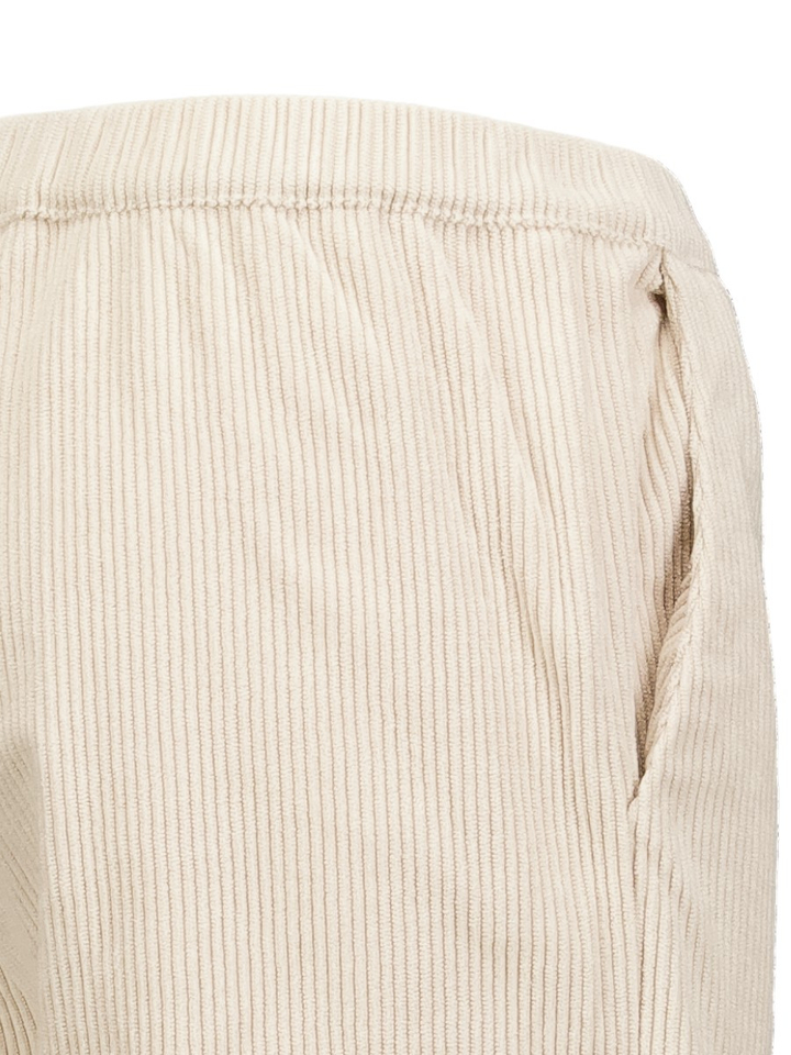 Beige broek in ribflueel Compania Fantastica