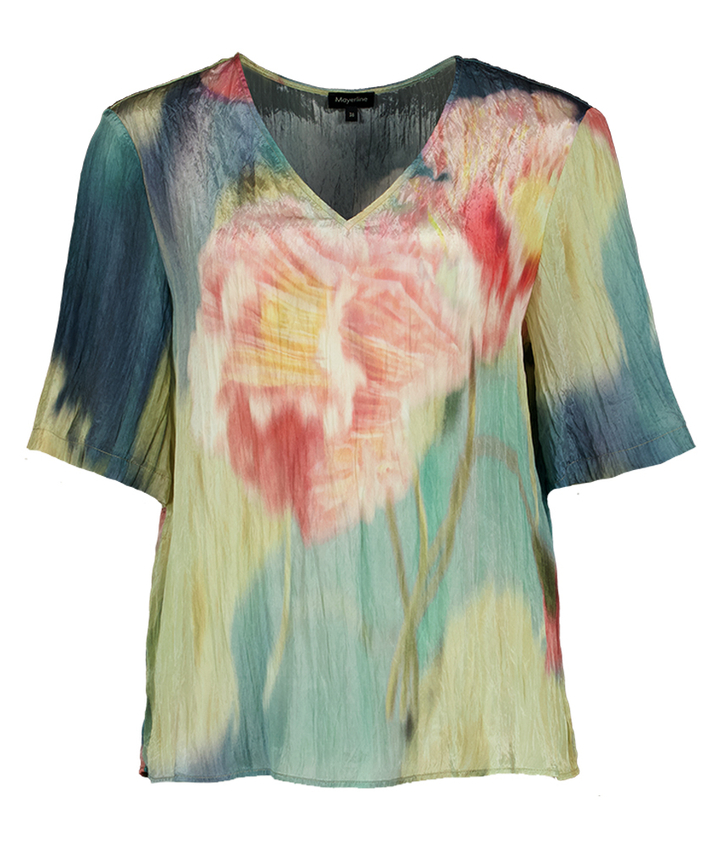 Multi-color bloes korte mouw Jadira Mayerline