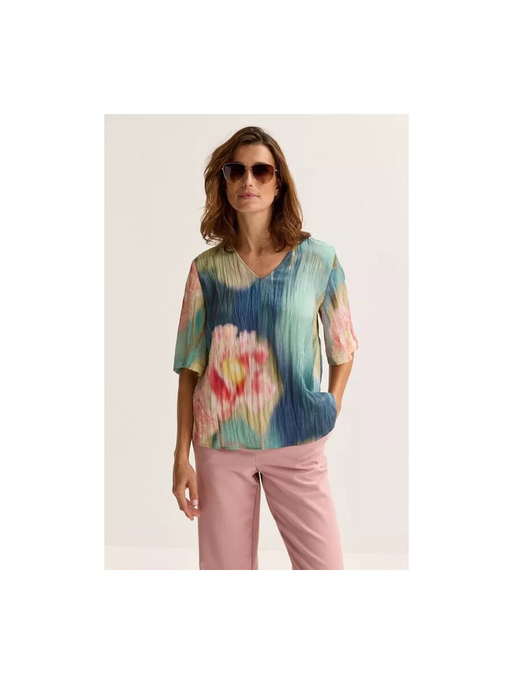 Multi-color bloes korte mouw Jadira Mayerline