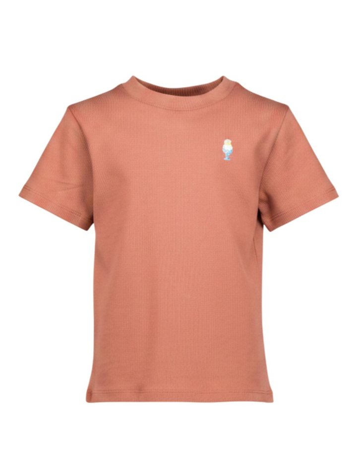 Roestkleurige t-shirt Eggy Strom