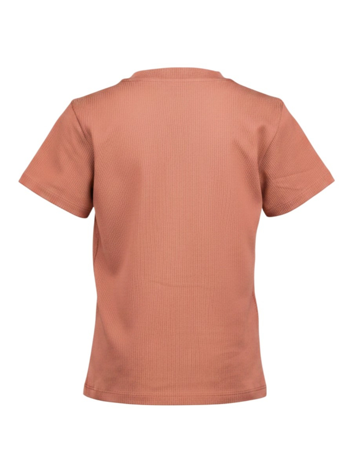 Roestkleurige t-shirt Eggy Strom