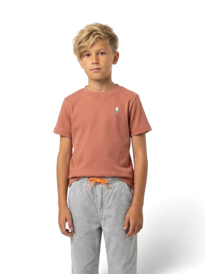 Roestkleurige t-shirt Eggy Strom 
