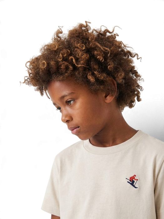 Beige t-shirt met korte mouw Skier Storm