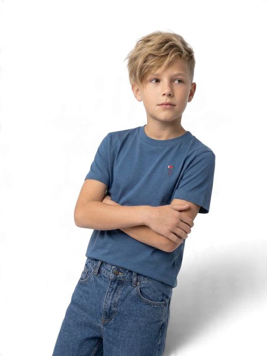 Blauwe klassieke t-shirt Axe Storm
