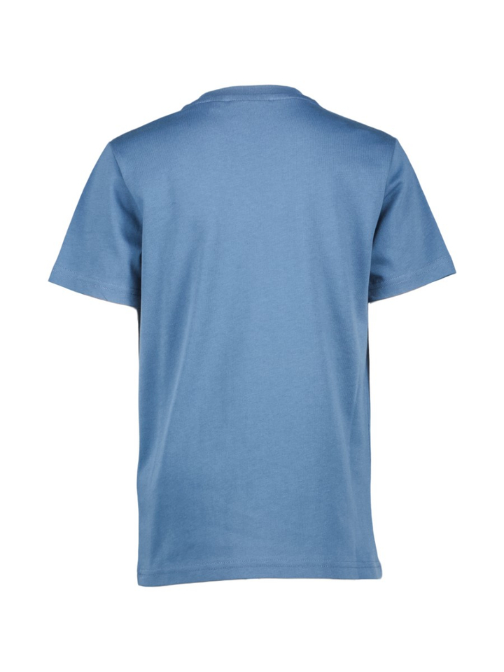 Petrol blauwe katoenen T-shirt Lyle&Scott 