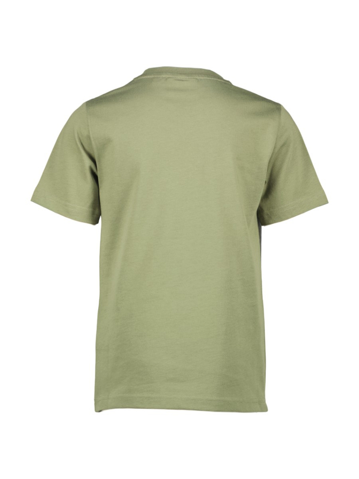Kaki groene katoenen T-shirt Lyle&Scott