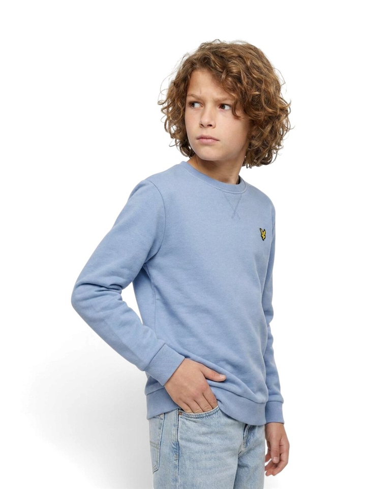 Lichtblauwe sweater met ronde hals Lyle&Scott