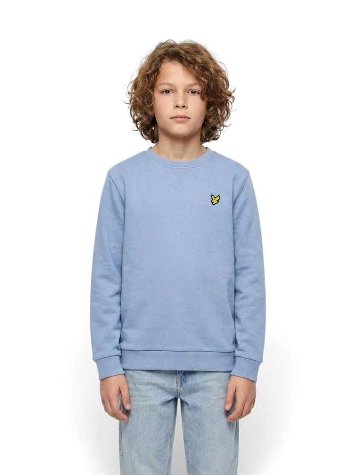 Lichtblauwe sweater met ronde hals Lyle&Scott
