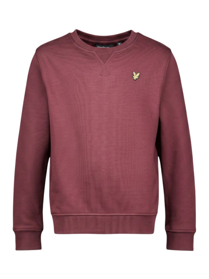 Bordeaux katoenen sweater Lyle&Scott 