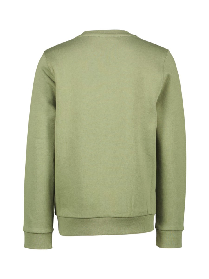 Kakigroene sweater met logo Lyle&Scott