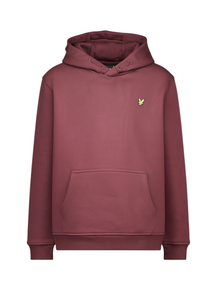 Bordeaux sweater met kap Lyle&Scott