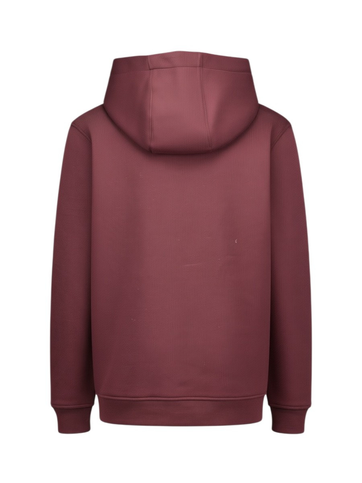 Bordeaux sweater met kap Lyle&Scott